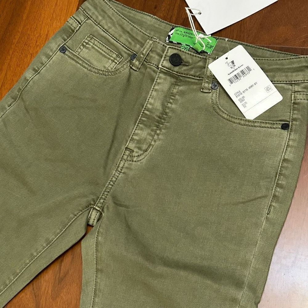 Sandrine Rose (sold by‎ Free People) skinny jeans size 26 in army - Picture 9 of 10